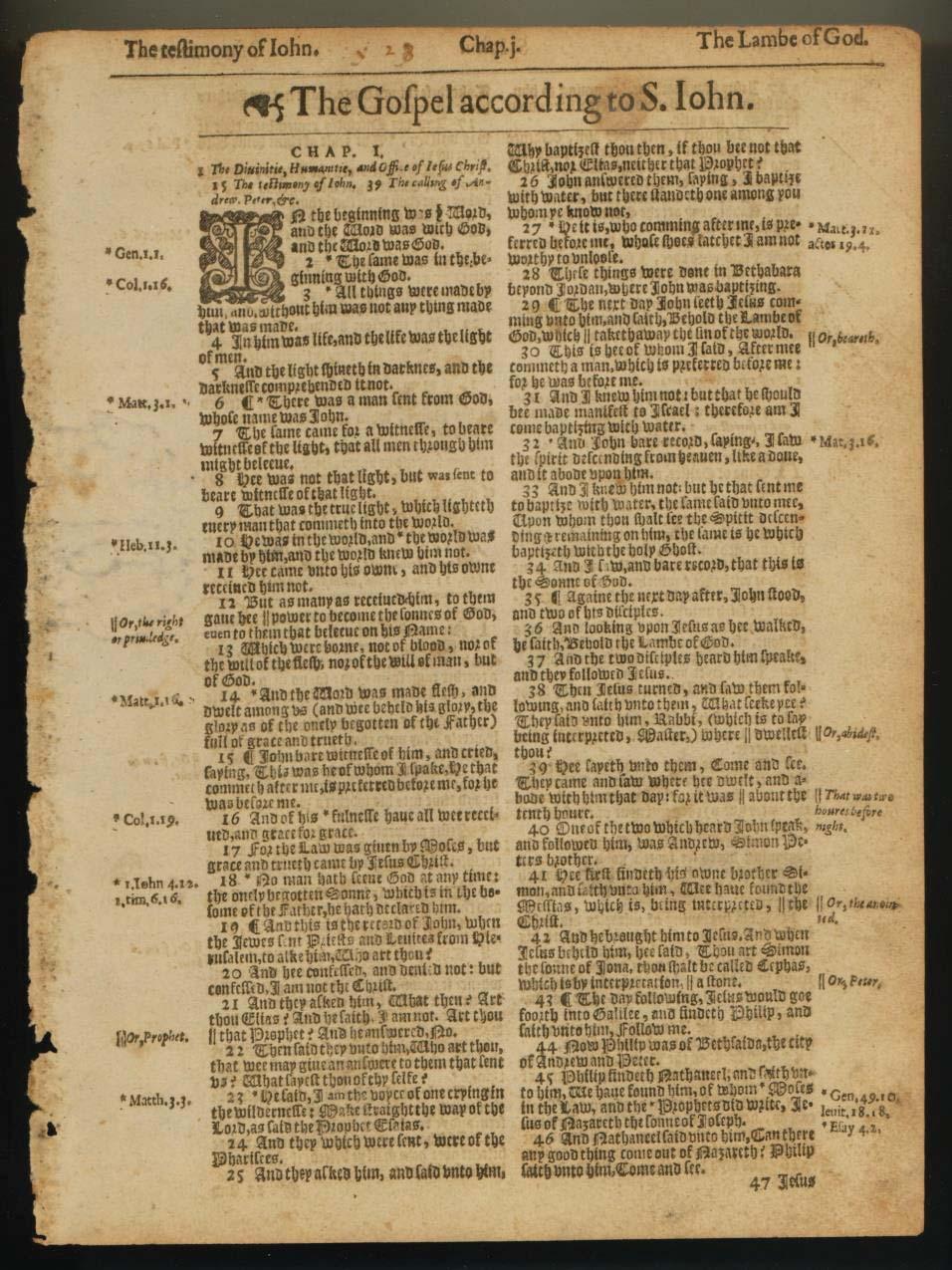 Authorized King James Version 1611 England King
