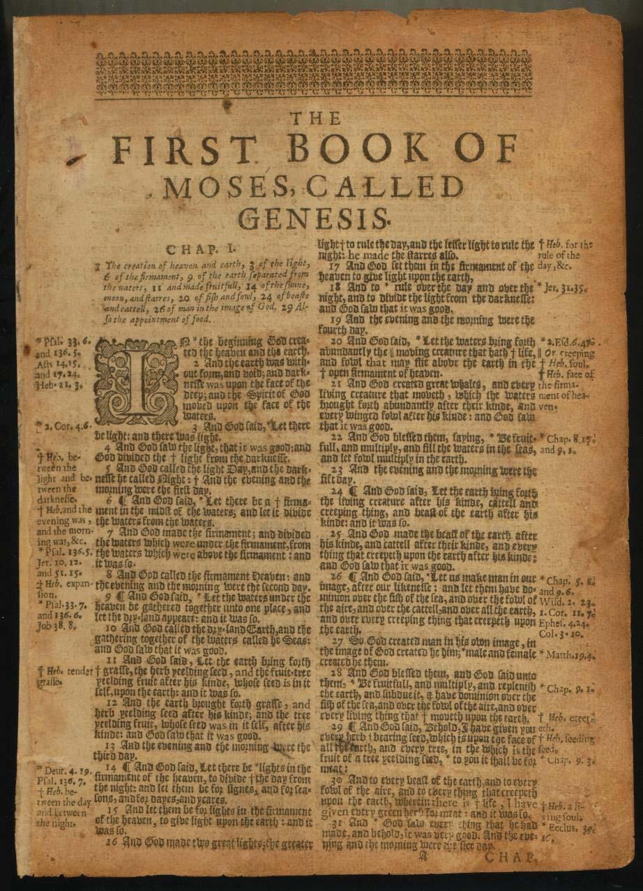 version The King James Bible printed before 1560