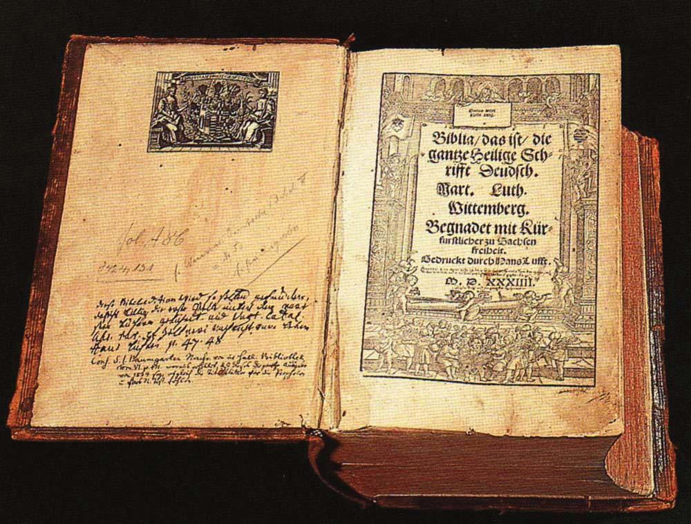 the Martin Luther Bible Martin Luther 1483-1546