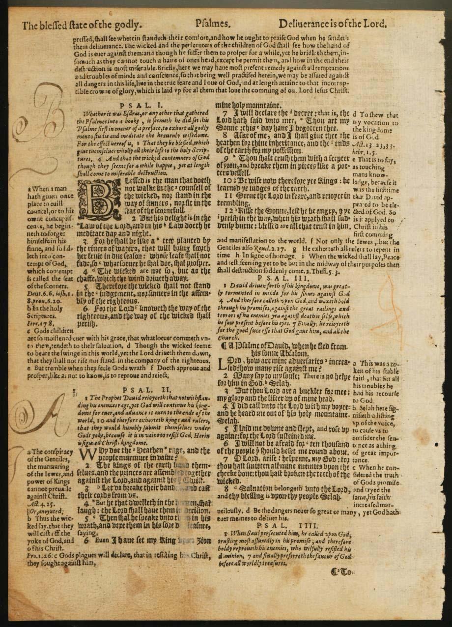 Geneva Bible 1560 Geneva, Switzerland English
