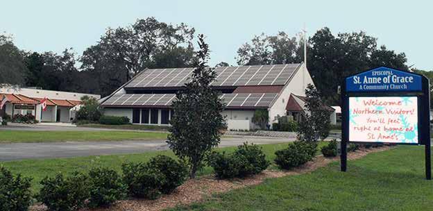 HISTORY/OUR CAMPUS St. Anne of Grace began meeting at Seminole Methodist Church in 1983. In 1987 our current sanctuary was built and The Rev. Harry G. Williams celebrated St.