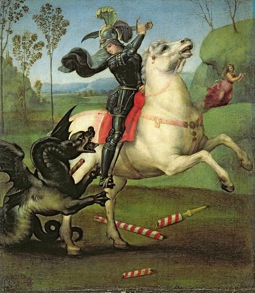 COMMEMORATION St. George (Patron Saint of England) c. 304 George is the patron saint of England by declaration of King Edward II in 1347.