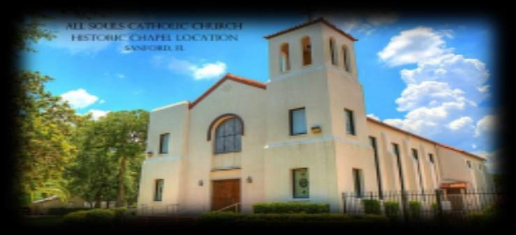 (SR #46) Saturday 5:00pm Vigil Mass Sunday 9:30am, 11:00am, 12:30pm (Spanish) Historic Chapel Location 800 S.