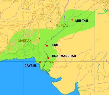 Extent of Bin Qasim (Ummayid)
