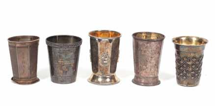 finding a mate, livelihood, and fertility. Opening Price: $300 144. Six Kiddush Goblets / Miniature Goblets Six Kiddush goblets. [USA?], [end of 19th century].