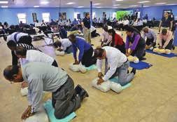 Pastors and Educators Receive CPR Training One hundred and twentyone pastors and educators received cardiopulmonary resuscitation (CPR) training during Northeastern Conference s spring workers