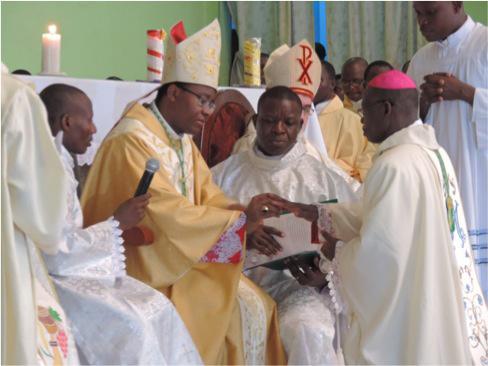 Episcopal ordination of Fr. François Gnonhossou, the new bishop of Dassa-Zoumé, Benin, on March 28, 2015 The Nuncio of Togo and Benin, Bishop Brian Udaigwe, was the primary consecrator.