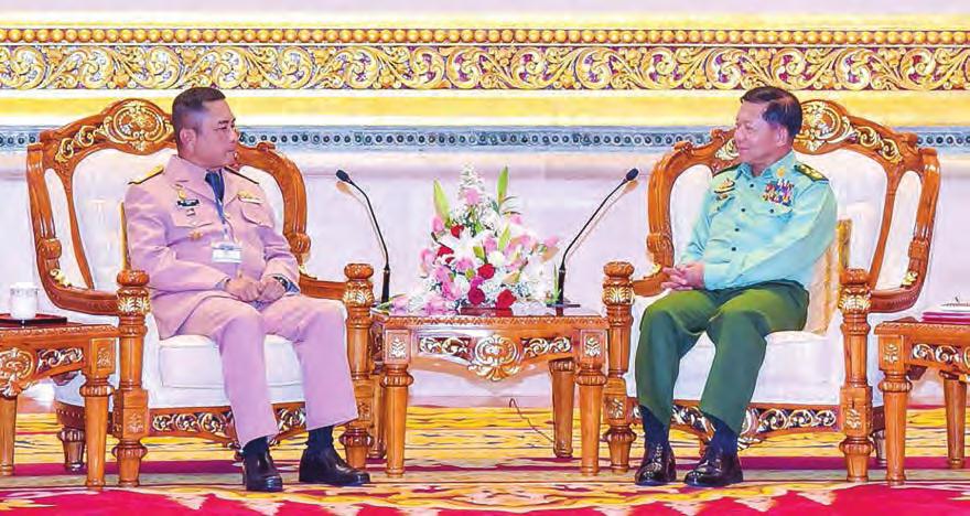 2 National 9 january 2018 Pyidaungsu Hluttaw joint bill committee meeting held Senior General Min Aung Hlaing holds talks with Commander-in-Chief of the Royal Thai Navy Admiral Naris Phatoomsuwan in