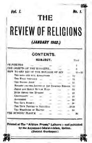 The Review of Religions, in print since 1902, is one of the longest-running comparative religious magazines.