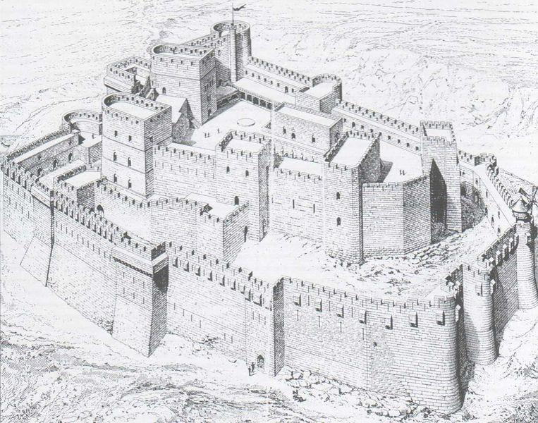 Castles Developed from Wooden Fortresses Krak des Chevaliers: a