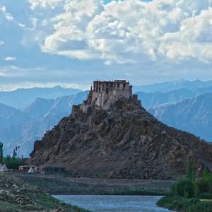 Leh is at an elevation of 3500m above sea level, situated in the Ladakh province. The stunning Leh Palace is modelled on the Tibetan Palace in Lhasa.