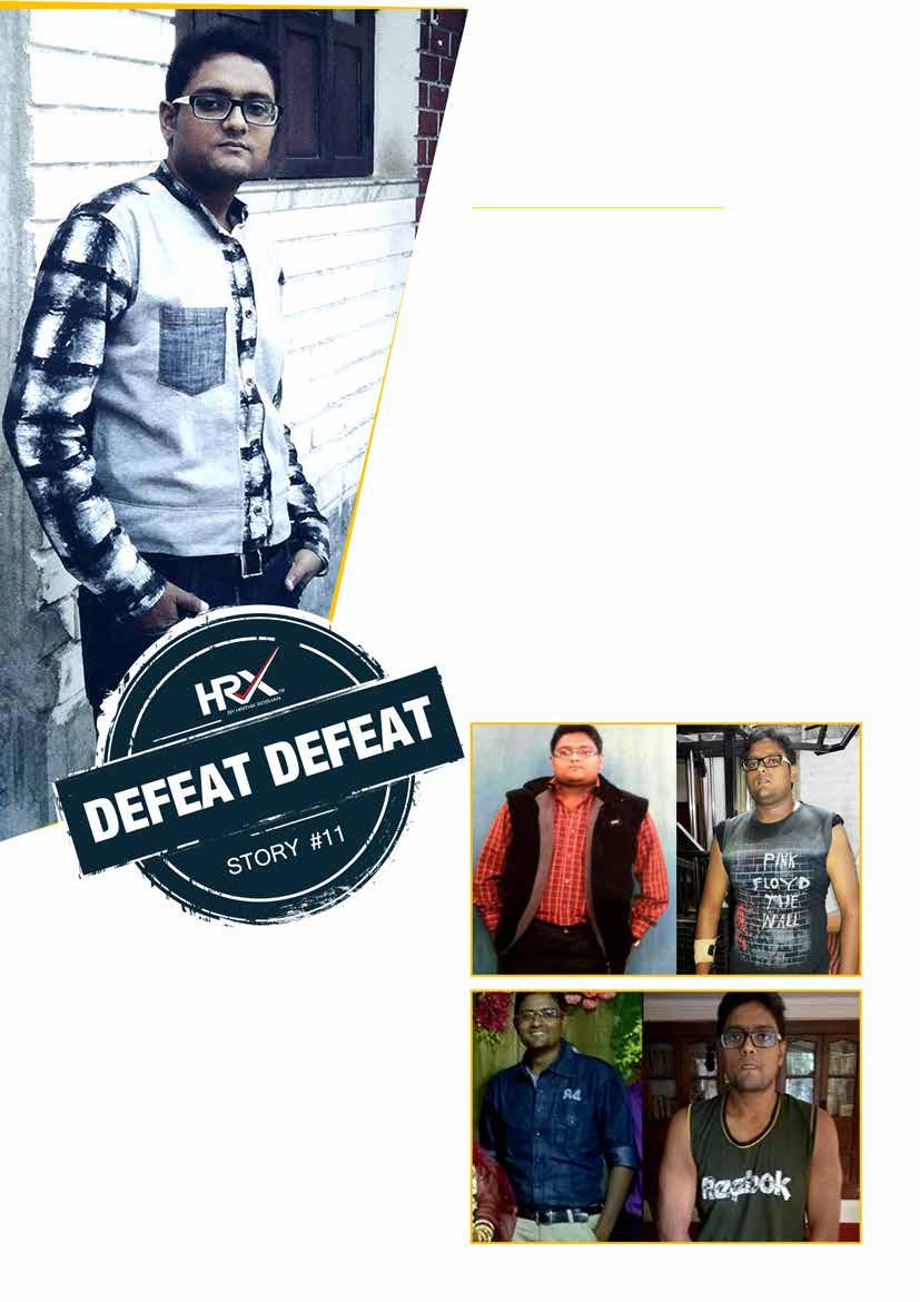 SRIJIT DUTTA Kolkata, India I don t know whether I have defeated defeat or not. Well my story begun in the year 2013.