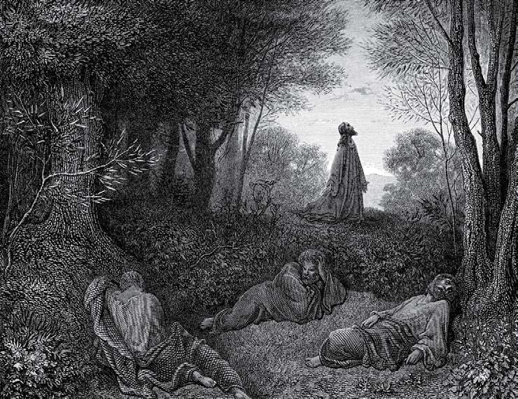 DETAIL FROM JESUS PRAYING IN THE GARDEN, BY GUSTAVE DORÉ them to Missouri to establish Zion, and now they were being driven from their homes, in winter, across the entire state.