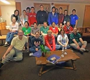 VOCSM 8 5 Discernment evening - The DAYTON VOCATION OFFICE hosted a discernment evening on Friday, Sept. 23 at the Marianist brothers' house at 312 Stonemill in the UD student neighborhood.