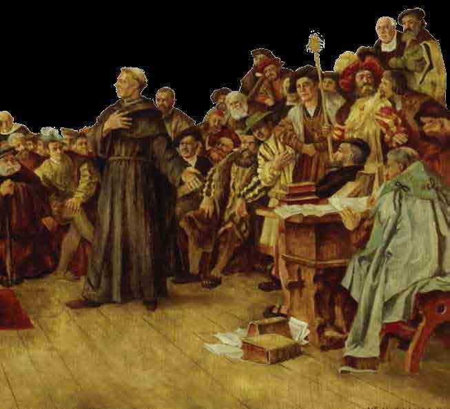 As Luther traveled back to Wittenberg, the elector arranged for masked horsemen to pretend to kidnap Luther. Frederick did not believe Luther was guilty of any crime that warranted death.