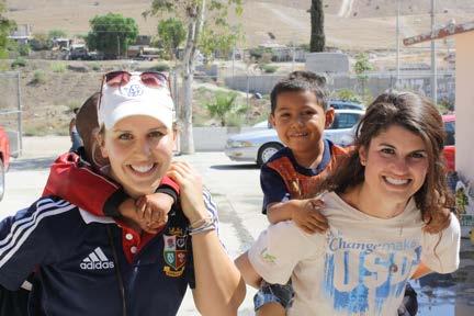 During the September Tijuana Day Trips, USD students spent time