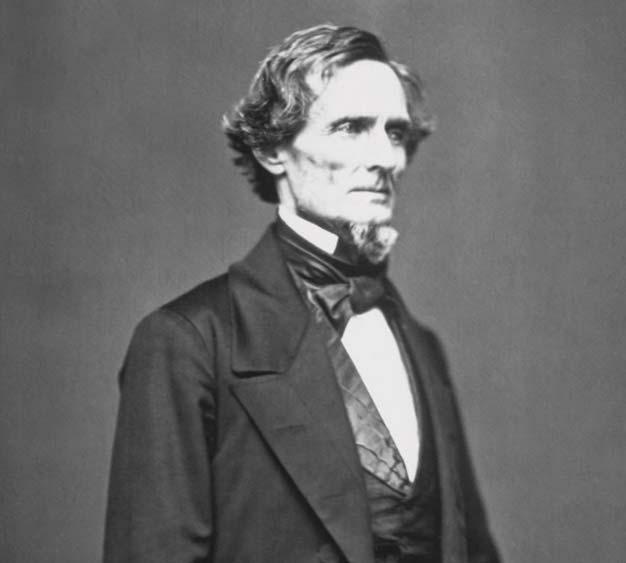 Jefferson Davis, president of the Confederate States of America Corbis 270 280 Then a messenger brought him word: The officials of his government had assembled at the station.