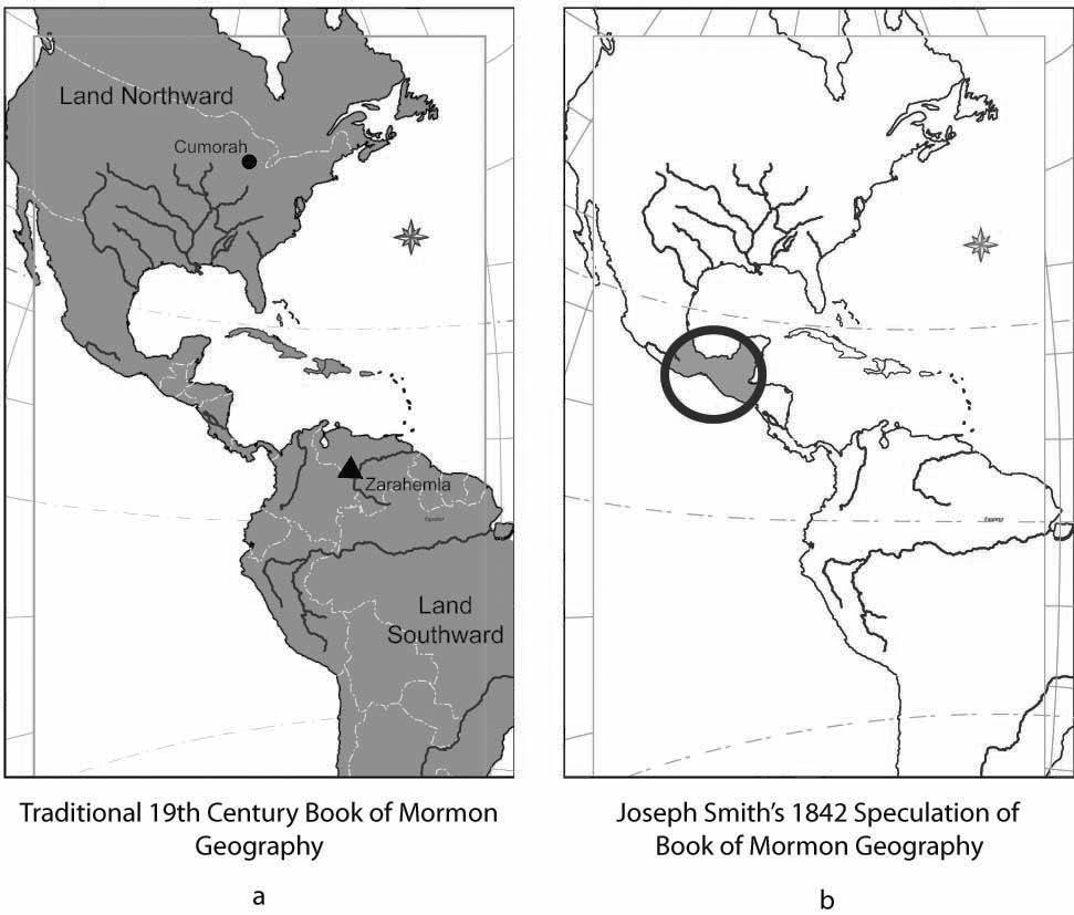 86 The Worlds of Joseph Smith BYU Studies Quarterly, Vol. 44, Iss. 4 [2005], Art. 10 Figure 1. Views of Book of Mormon Geography compared. world, and the Book of Mormon world.