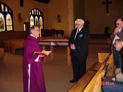 He was originally baptized on March 9, 1957 at St. Anthony s in Kent by Father Lyons. Duane was 14 years old at the time and was attending Briscoe School which is South of Kent.