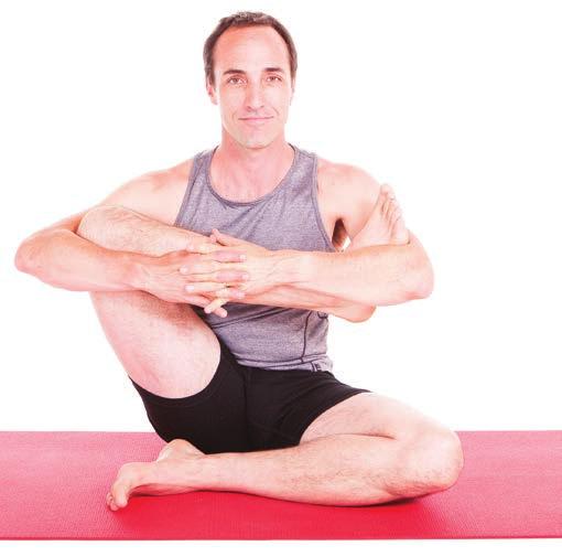 siddhasana baby cradle pose, position a
