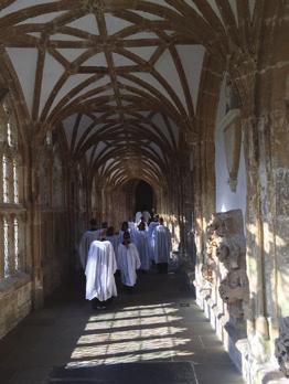 As I write this, we are just finishing our week of residency at Salisbury Cathedral, and prior to that we had a full week at Wells.