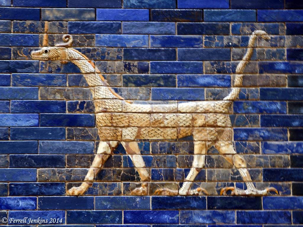 Figure 2 Babylon Ishtar Gate Dragon, Ferrell s Travel Blog Commenting on biblical studies archaeology, travel and photography,