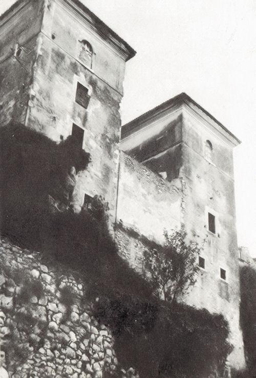 Barracks at Veroli, Italy, from where John Surrat purportedly escaped After making his way to Naples, where he was sheltered by the local police and allowed to sleep at the station as a non-paying