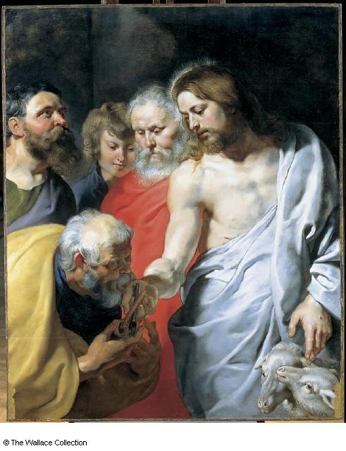 Christ's Charge to Peter, c. 1616, Peter Paul Rubens Fifth Sunday of Easter I give you a new commandment: love one another as I have loved you, says the Lord, alleluia.