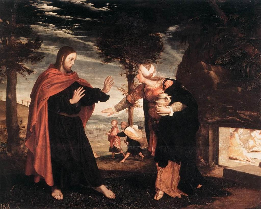 Hans the Younger Holbien, Noli me Tangere, 1524 Sixth Sunday of Easter If anyone loves me he will keep my word, and my Father will love him. We will come to him and make our home with him, alleluia.