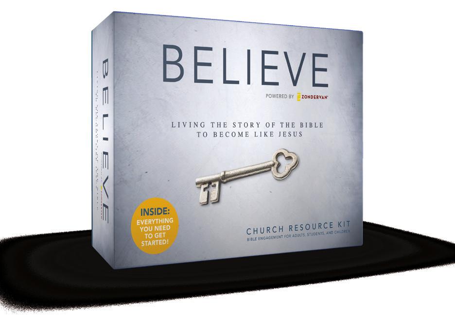 Flexible and customizable, you can use Believe as a whole church