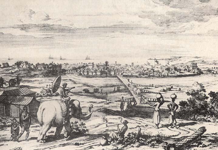 6 Colonialism and the City The Story of an Imperial Capital Fig. 1 A view of Machlipatnam, 1672 Machlipatnam developed as an important port town in the seventeenth century.