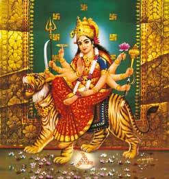 Goddess Amba Goddess Amba symbolises protection and the preservation of moral order in creation. She is also well known as Durga.