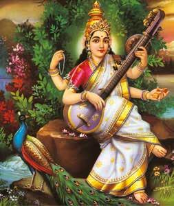 Saraswati Saraswati is the Goddess of learning, knowledge, wisdom and the arts. The Sanskrit word sara means essence and swa means self, so Saraswati means the essence of the self.