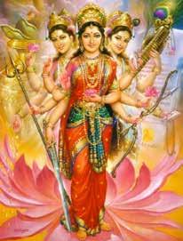 Navratri (Nine nights of the Goddess) Sept/October. Navaratri is divided into sets of three days to adore different aspects of the supreme goddess.