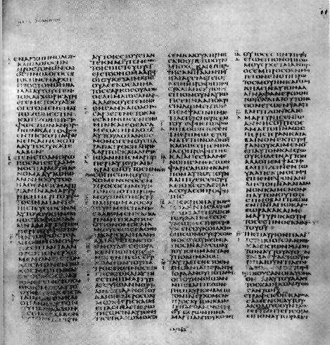 Codex Sinaiticus Codex Sinaiticus Codex Sinaiticus (01) Mid-Fourth Cent.