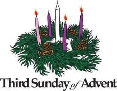 Then, every day for the third week of Advent, as you light the third candle pray: We humbly beg Thee, O Lord, to listen to our prayers; and by the grace of Thy coming bring light into our darkened