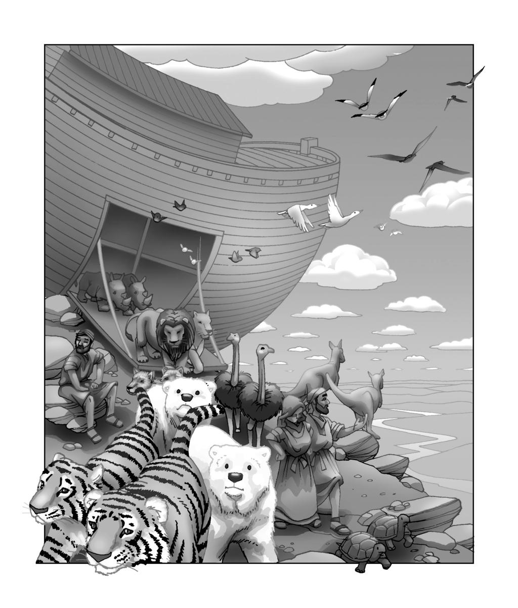 Noah and his family saw the very first rainbow God made. Do you know why? Noah and his family had been living in the ark for a whole year, and they were, most likely, eager to get out.