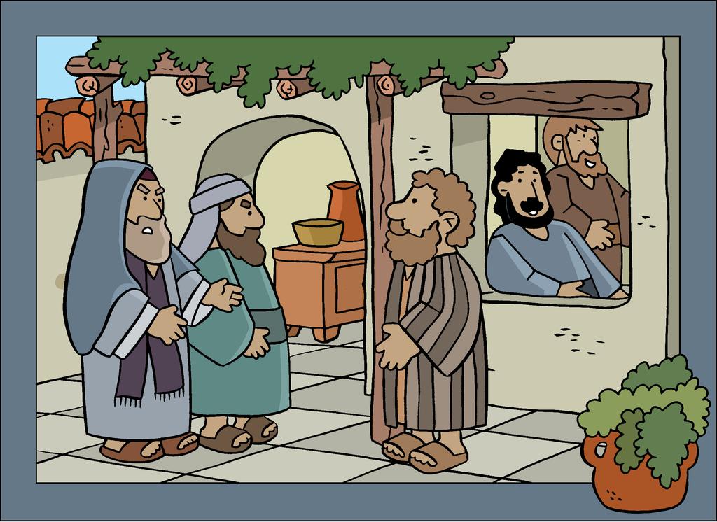 A Meal with Tax Collectors As Jesus walked along, He passed by a tax collector named Matthew (or Levi)* sitting at his office. Jesus said to him, Come and follow me.
