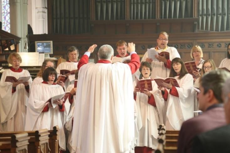 The service is planned to meet the needs of this congregation in terms of the liturgy, address and music and actively involves young people.