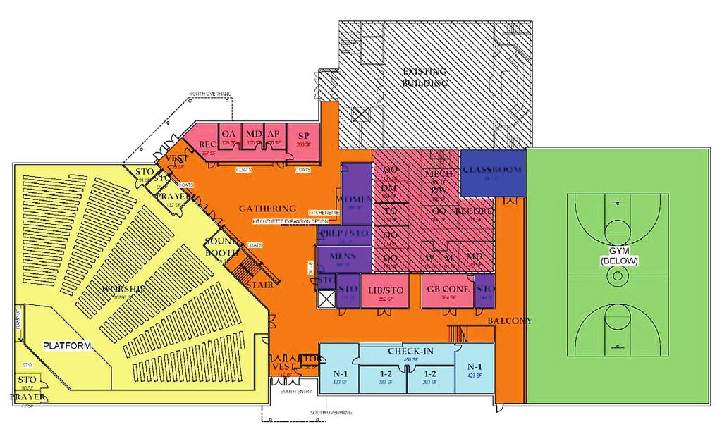 FLOOR PLAN MAIN LEVEL LOWER LEVEL BUILD SPECIFICATIONS (Preliminary) Occupancy Square Feet Administration Disciple Making 16 + Rooms 4,200 Early Education Administration 15 + Rooms
