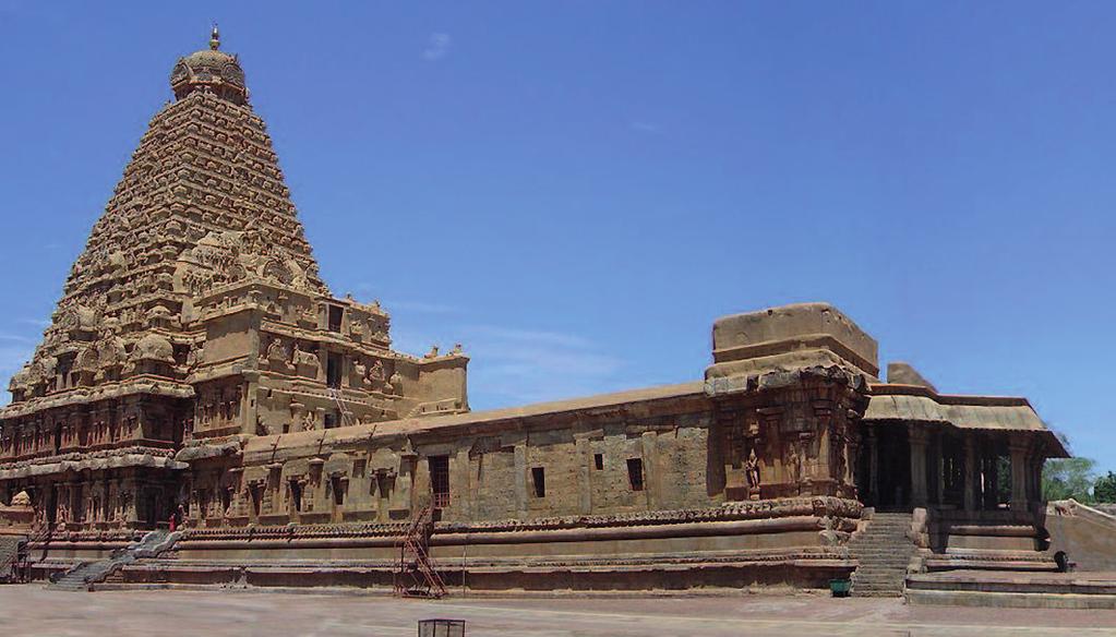 Brihadeeswara Temple at Thanjavur in Tamil Nadu. (Source: Wikimedia Commons. Photo by L.