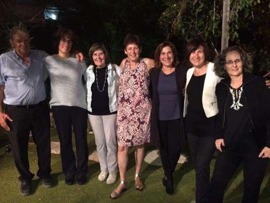 Already on the day of arrival great dinner hospitality was extended to our group by Miri Nehari, Nina Elazar, Dvora Levin and
