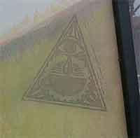 Founded by illuminati Rupert Murdoch, AOL's logo