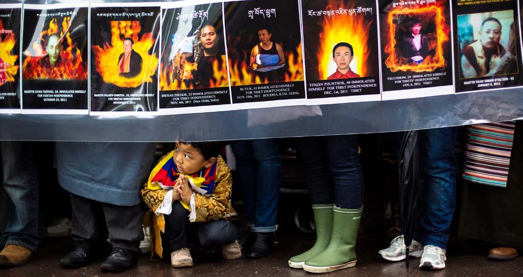 according to Tibetan advocacy groups. Tsering Woeser, a Tibetan writer who tracks the self-immolations, considers the shooting a turning point.