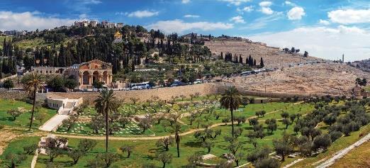 Day 7: Tuesday, April 17, 2018 Jerusalem Drive to Mount of Olives to take in the vast panoramic view of the city of Jerusalem and the surrounding area.
