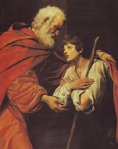 PSALM 25 The Return of the Prodigal Son (1608), Leonello Spada.