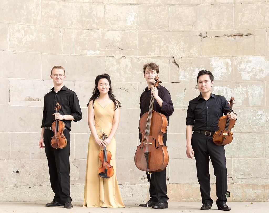 The Springboard Monthly Newsletter Spring Glen Church, UCC 1825 Whitney Avenue, Hamden CT 06517 February 2015 STRING QUARTET CONCERT Cellist Mihai Marica, a frequent guest musician at Spring Glen