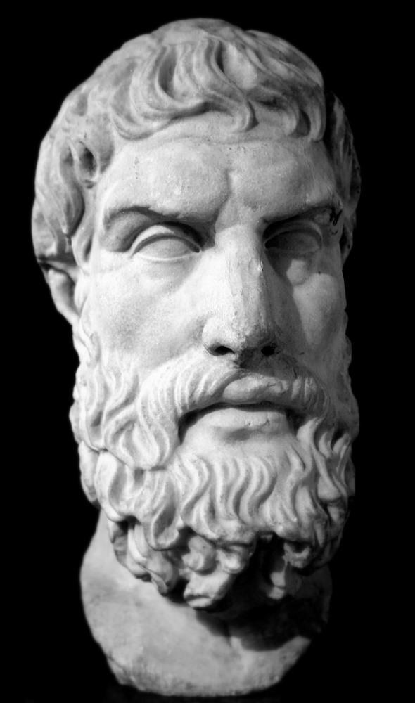 Epicurus (341-270 B.C.E.) founded this school. Gods and immortality were seen as the source of human problems. Epicureans were atomistic. Humans are comprised of matter and space.