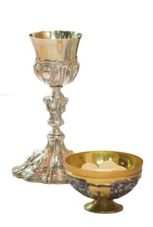 Holy vessels chalice ciborium paten