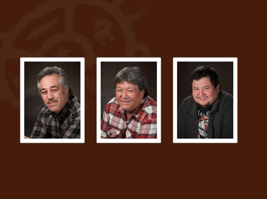 Board Members: (left to right) Ed Hudson, Poplar River First Nation; William Young,